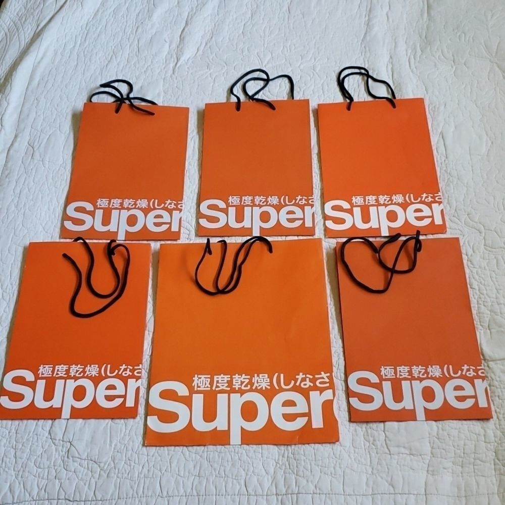 Superdry Shopping Bags bundle of 6
